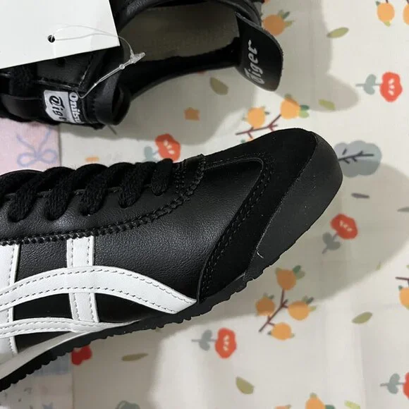 Onitsuka Tiger By Asics Black And White Sneakers - Picture 4 of 8